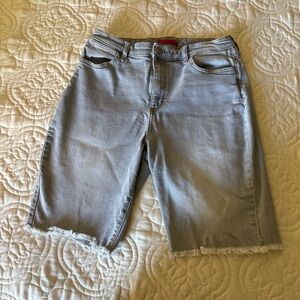 Jennifer Lopez Light Blue Denim Shorts Size 12